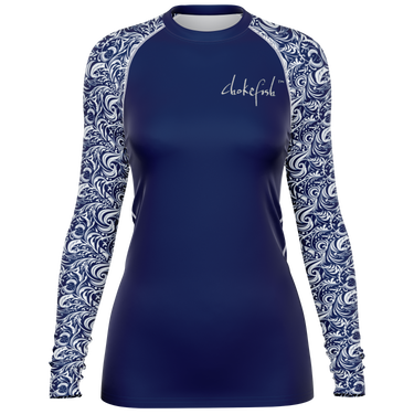 Chokefish™ Long Sleeve Rashguard Maori Woman's Shirt-006